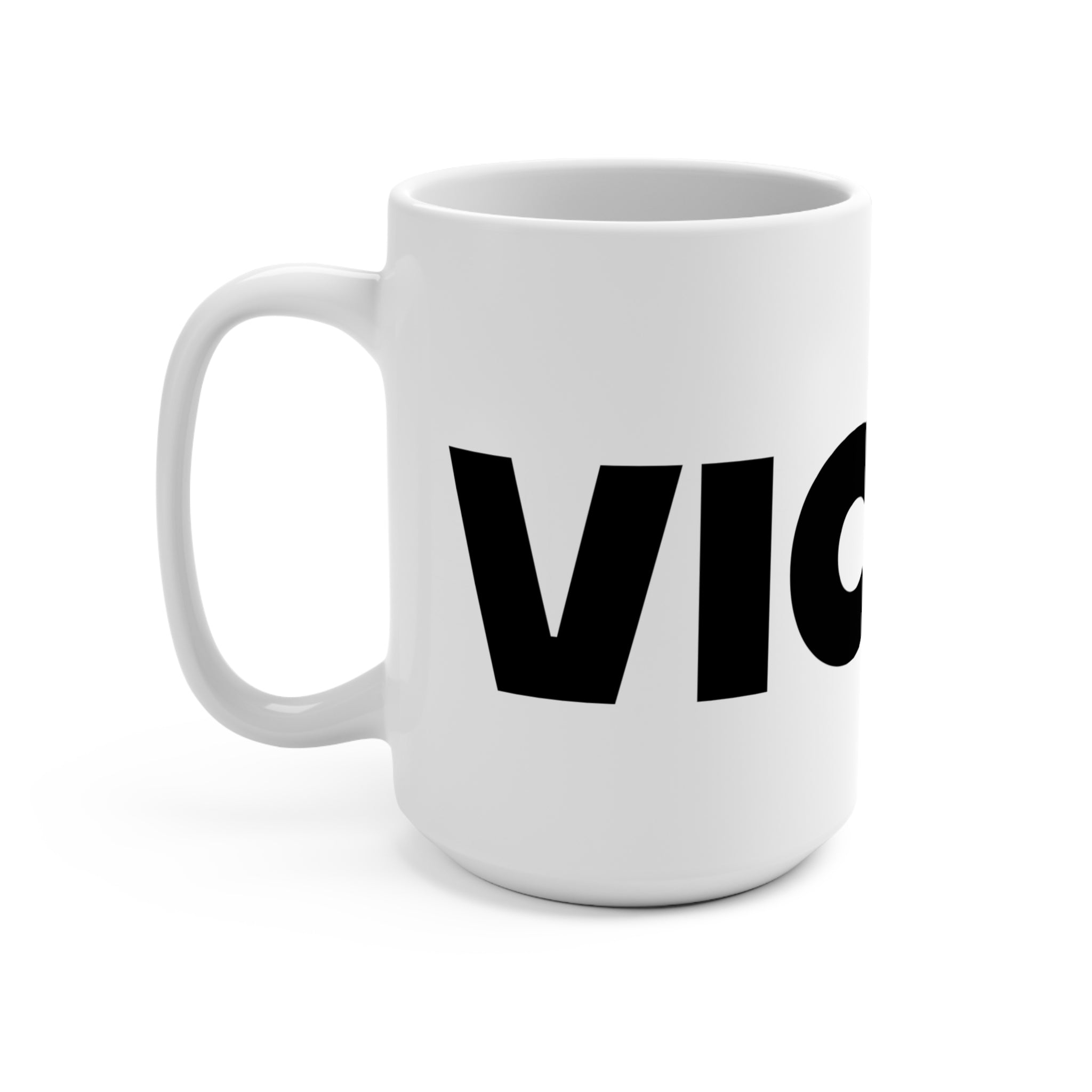 Funny "VICTIM" Mug - 15oz Mug for Neglected Spouses